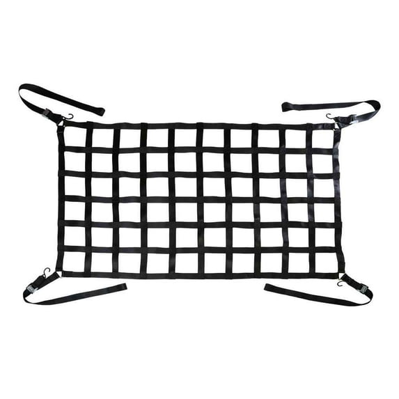 Truck Bed Cargo Nets with Cam Buckles and S Hooks