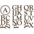thumbnail image 3 of WallPops WPM99283 Durham Monogramme Espresso Brun, 3 of 3