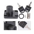 thumbnail image 1 of MERRYHAPY Secure Cabinet Lock Small Locker Lock Cylindrical Black 1 Set Home Use, 1 of 6
