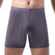 thumbnail image 2 of Hombres Casual Moda Sólido Sexy Ropa interior Gold Dot Mesh Rayas Boxer Transpirable Hip Shorts Pompotops qyievc5693, 2 of 9