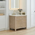 thumbnail image 2 of Cerrito 36" Wood Vanity in Nature Oak Engineered Stone Top no Mirror, 2 of 15