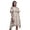 Ivory, variant on Bimba Bird Print Cold Shoulder Women Swing Tunic Flutter Sleeve Midi Dress-XXX-Large