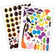 Spooky Cuties Create-A-Face Sticker Face Book for Kids, Halloween Activity Book with Stickers