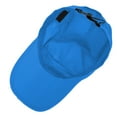 thumbnail image 6 of Unisex Foldable UPF 50+ Quick Dry Baseball Cap with Long Bill Portable Sun Hats, Turquoise, 6 of 6