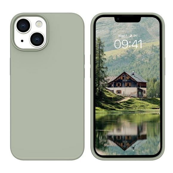 Funda de teléfono BENTOBEN compatible con iPhone 14 6.1 Calke Green