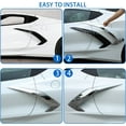 thumbnail image 6 of TINKI Exterior Body Side Air Outlet Cover Trim Compatible with Chevrolet Corvette C8 2020-2023, Side Fender Vent Door Trim Cover, ABS Side Body Vent Trim, 6 of 14