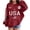 Red, variant on LNMQLPDBS Girls Graphic Hoodie Casual Long Sleeve Pullover Hooded Sweatshirt with Kangaroo Pocket 4th of July Patriotic Outfit for Kids Tween Girl Top