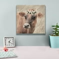 thumbnail image 4 of Epic Graffiti 'Floral Cow II' by Lori Deiter, Canvas Wall Art, 12"x12", 4 of 8