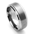 thumbnail image 2 of Men's Tungsten Carbide Wedding Band Ring 9mm Comfort Fit Beveled Edges For Men & Women, 2 of 3