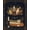 Blue, Pattern 3, variant on Design&I 8'x10' Washable Area Rug Extra Large Skid-Resistant Low Profile Midnight Black Enchanted Autumn Nightscape Gothic Manor Amidst Festive Pumpkin for Living Room, Family
