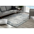 thumbnail image 7 of Rug Branch Contemporary Abstract  Blue Grey Indoor Area Rug - 4x6, 7 of 7