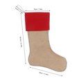 thumbnail image 3 of VerPetridure Diy Simple Imitation Linen Composite Christmas Socks C1 Christmas Decorations Stockings 17 Inches Xmas Fireplace Hanging Stockings Gifts, 3 of 9
