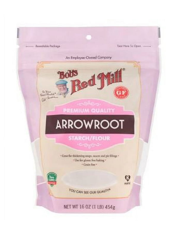 Bob's Red Mill Gluten Free Arrowroot Starch Flour 16 oz (Pack of 2)