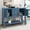 Light Navy, variant on EUROCO 44.5" Console Table Sofa Table, Solid Wood Entryway Table with 4 Small Drawers, 2 cabinets and Bottom Shelf for Living Rooms, Entrances and Kitchens,White