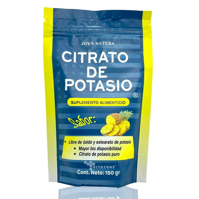 Citrato de Potasio en Polvo Joy Natura Sabor Piña 150 grs