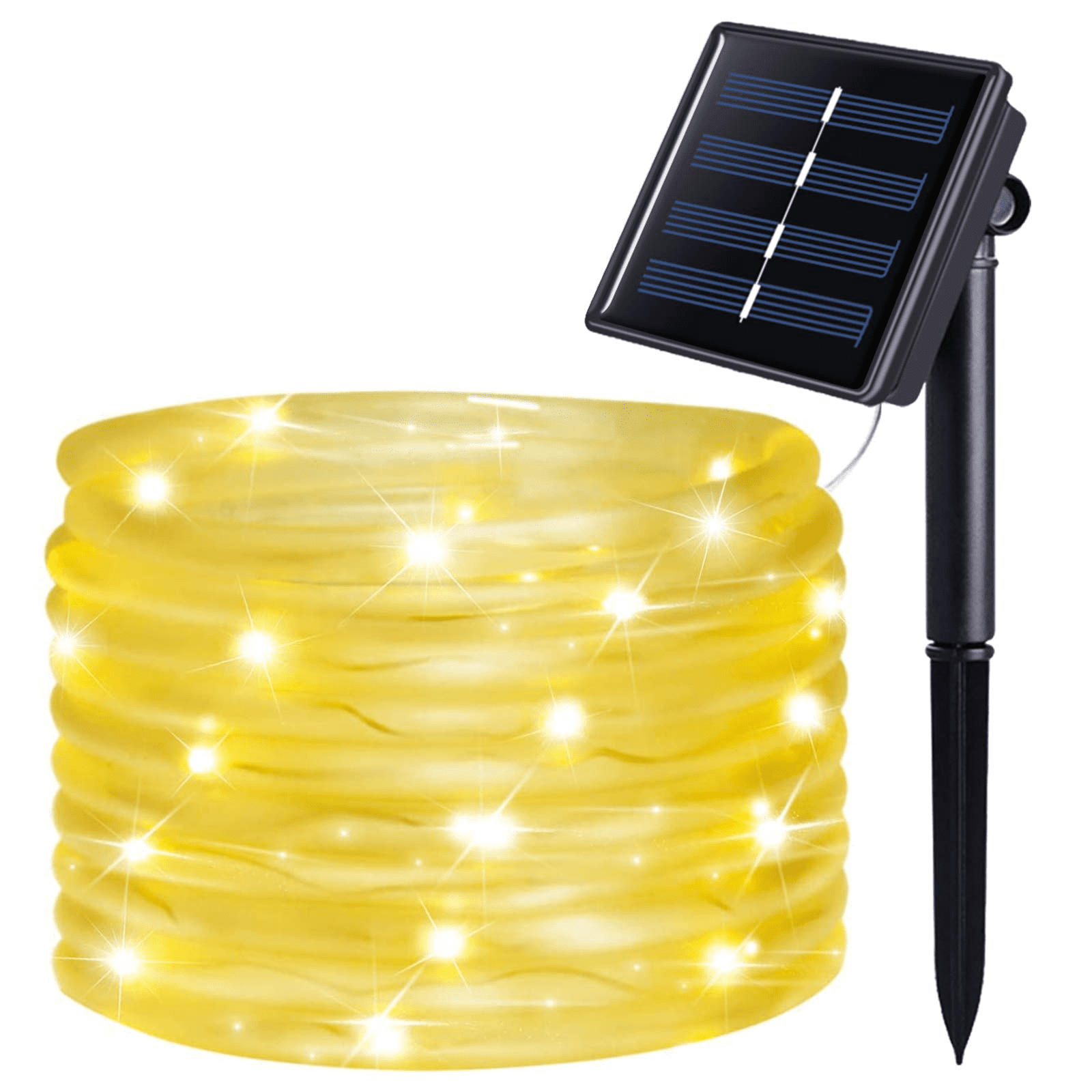 Details about   39FT 100 LED Solar Power Rope Tube Fairy String Lights Waterproof Outdoor Garden 