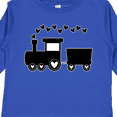 thumbnail image 4 of Inktastic Valentines Day Heart Choo Choo Train Boys Long Sleeve Toddler T-Shirt, 4 of 5