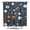 Gifts for, variant on Vintage Traditional Mandala Bathroom Curtain, Exotic Artistic Floral Paisley Pattern, Waterproof Polyester with Reinforced Grommets & Hooks