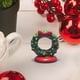 thumbnail image 3 of Set de adornos navideños de resina - Pastel en miniatura, caja de regalo, decoración de árbol y corona - Decoraciones navideñas de 4 piezas para la mesa navideña, 3 of 7