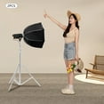 thumbnail image 2 of 2pcs Adjustable Photography Light Stand Kit with Durable Softbox Support for Photography Studios, 2 of 15