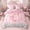 Monogrammed C, variant on Erosebridal Dreamy Glitters Print Twin Bedding Sets for Girls, Pink Bling A Letter Bedding Comforter Set, Pink Reversible 7-Piece