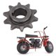 thumbnail image 1 of 420 10t Sprocket Delantero, Sprock de Cadena Delantera Instalación Fácil de Oxidación para la mini bicicleta ct200u para motores chinos 200cc, 1 of 7