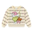 thumbnail image 2 of Dr. Seuss Grinch Santa Hat Sweatshirt and Pants Set (Girls), 3 Piece Set, Sizes 4-6X, 2 of 9