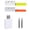 Red and green, variant on Fishing Glow Stick With Charging Device Led Glow Stick Rod Tip Glow Stick Outdoor Night Fishing Tool