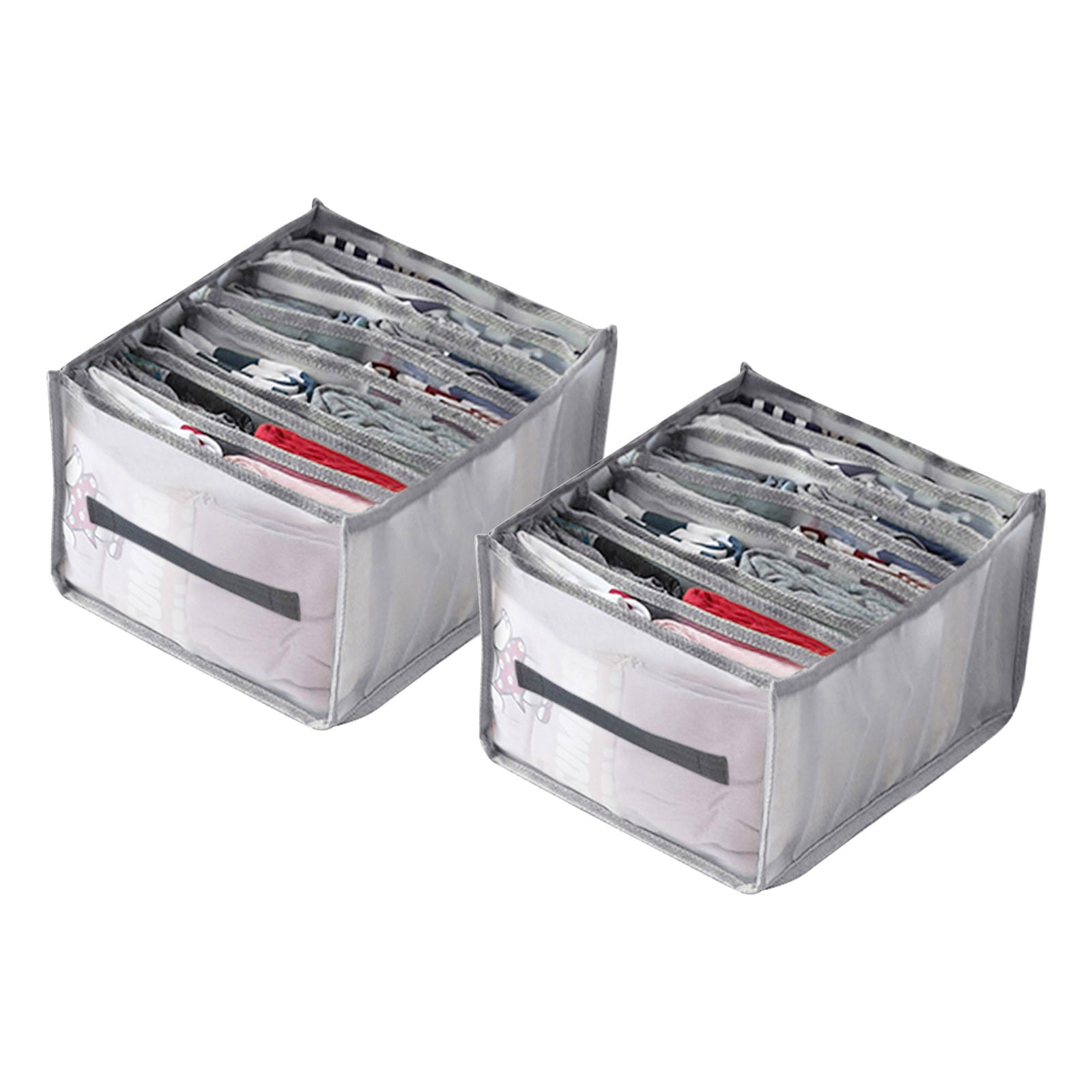 knqrhpse drawer organizer Mesh Clothes Storage Box Trouser Compartment