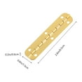 thumbnail image 3 of Miangastore 24pcs Metal Hinges Small Jewelry Box Hinge Continuous Piano Hinges for Wooden Boxes, 3 of 8