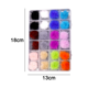 thumbnail image 2 of 24 piezas de pompones para uñas, decoración de uñas, bolas esponjosas, desmontables, de felpa, 3D, suaves, para manicura, decoración de uñas para mujeres y niñas, 2 of 6
