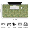 thumbnail image 5 of Long Mouse Pads for Desk,Green Bigfoot and Text Pattern Desk Mats on Top Of Desks, Desk Mouse Pad Extra Large with 3mm Non-Slip Base and Stitched Edge for Gaming,Office,Work,Home 47.3"x23.6", 5 of 6