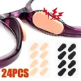 thumbnail image 2 of Plaquettes de Nez Autocollantes en Mousse EVA Antidérapantes Réutilisables Mini Forme Ovale Douce Kit d'Accessoires pour Lunettes Noir Forme D 8 Pcs, 2 of 6