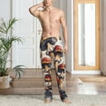 thumbnail image 6 of Lsque Cute Forest Mushrooms Print Men's Pajama Pants, Lounge Pant - Comfortable Home Wear,Elastic Waistband, Stylish Design-X-Large, 6 of 9