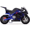 thumbnail image 3 of MotoTec Cali 36v Electric Pocket Bike Mini Motorcycle Blue, 3 of 5