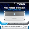 thumbnail image 2 of Amplificador marino DS18 NXL-M4 de 4 canales clase D 1800W, 2 of 8
