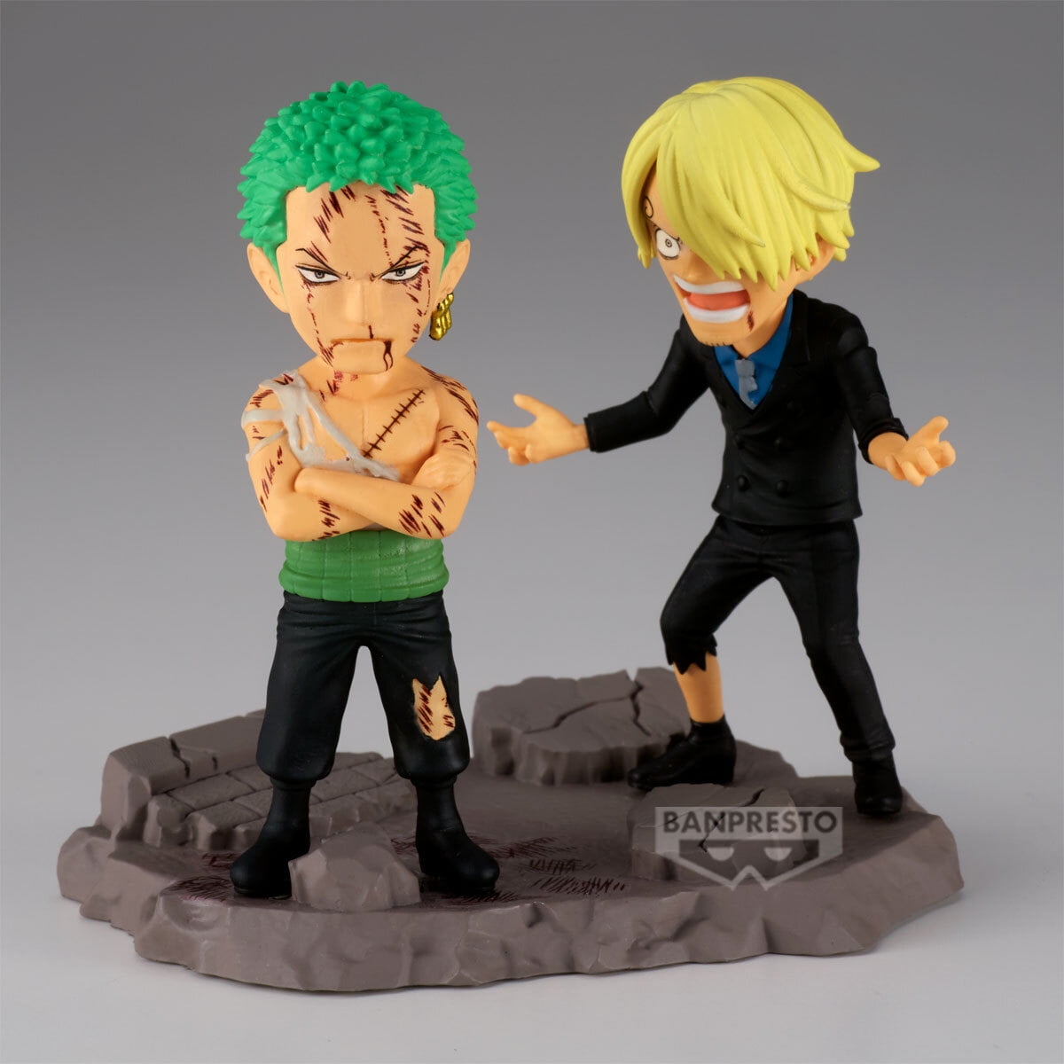 Banpresto - One Piece - World Collectable Figure: Log Stories - Roronoa Zoro & Sanji "...NOTHING...AT ALL!!!!"