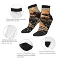 thumbnail image 5 of Naloa Playful Otter Tropical Beach Ankle Socks for Women Non Slip Socks No Show Socks Classic Low Cut Casual Socks Casual Socks, 5 of 7