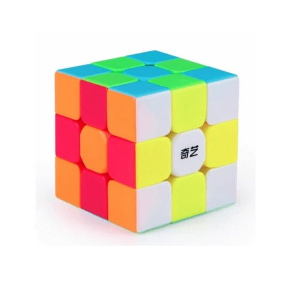QiYi Puzzle Cube - Warrior S 3x3 Cube with Bonus Mini Cube - Speedy (Stickerless)