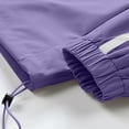 thumbnail image 6 of Rciityk Purple Men's Lightweight Hooded Rain Jacket Fashion Casual Loose Outdoor Raincoat Active Hiking Travel Shells Jacket, 6 of 6