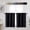 Black, variant on Cafe Curtains Tier 36 Inch Length 2 Panels, Short Thermal Insulated Room Darkening Small Kitchen Window Blackout Curtains Over Sink for Bathroom Basement, Black, Each 30" Wx36 L