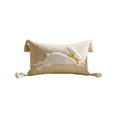 thumbnail image 1 of Easter Party Decoration Cushion with Embroidered Rabbit Motif – 45 cm x 45 cm Polyester Pillowcase for Living Room Sofa Bedding, 1 of 6