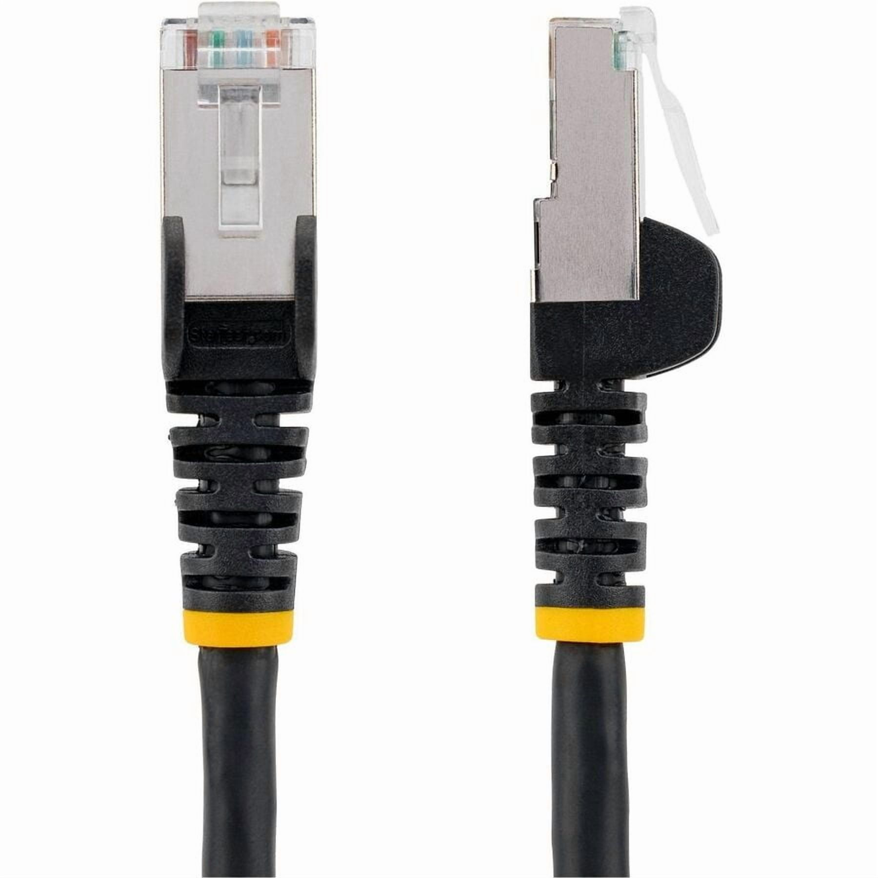 StarTech 100ft Black CAT6a Ethernet Cable, Snagless RJ45, 10GbE, 100W PoE++, S/FTP, 500MHz, 27AWG Pure Bare Copper, LSZH