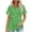Green, variant on Womens T Shirts Loose V Neck My Orders Placed By Me Women Casual Tops Cotton Summer Shirts for Island Vacation