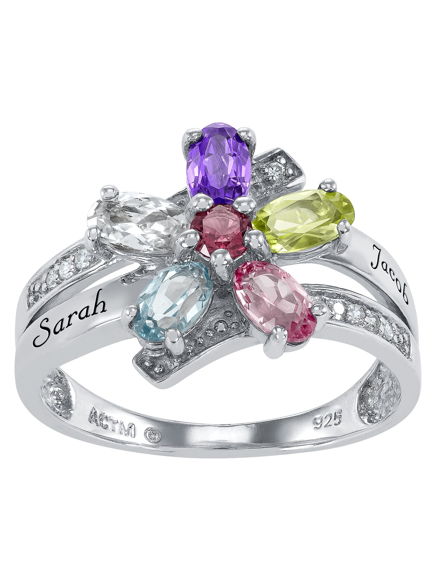 Keepsake Personalized Family Jewelry Simulated Birthstone Women's