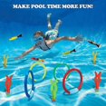 thumbnail image 2 of 11-piece diving toy, swimming pool toys, summer toy for underwater play 3, 2 of 5