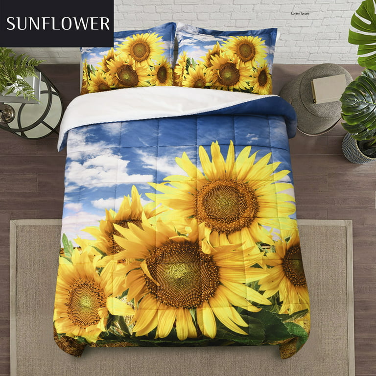 Sunflower Bed Set/ Girasoles Sobrecamas/ Cobertores/ Colchas