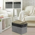 thumbnail image 2 of Sorbus Cubby Storage Organizer, 15-Inch Collapsible Bins with Dual Handles for Home and Office Shelves, 2 of 5