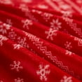 thumbnail image 3 of Merrylife Throw Blanket Decorative Home Couch Outdoor Travel Use Snow Red 50" x 60", 3 of 4