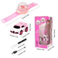thumbnail image 4 of Ferngesteuertes Auto Mini Uhr Spielzeug mit LED-Licht, 2.4GHz RC Auto Spielzeug Uhr Legierung Rennwagen Spielzeug Ferngesteuertes Auto Mädchen Jungs Geburtstagsgeschenke (Rosa) Zhivalor BST3003872-2, 4 of 8